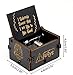 Enjoy The Wood Compatible Hedwig's Theme Harry Potter Music Box Wooden Personalised Magic Hogwarts Hand Cranked Movement