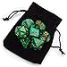 Wiz Dice Series II - Polyhedral Dice Set for Tabletop RPG Adventure Games with a Dice Bag - DND Dice Set, Suitable for MTG and Dice Games Alike - Basilisk Blood - 7 ct