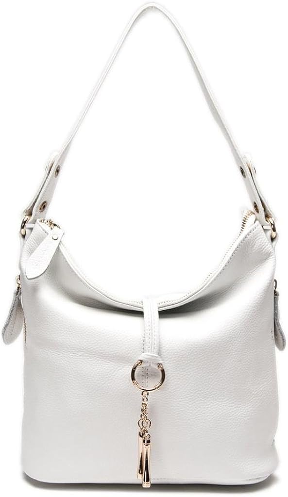 ladies white shoulder bags