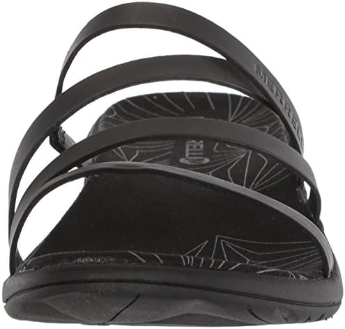 merrell women's duskair seaway slide leather sandal