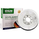 eSUN PETG filament 1.75mm Solid White 1kg(2.2lb) Spool for Makerbot, Reprap, UP, Afinia, Flash Forge and all FDM 3D Printers, Solid Opaque White