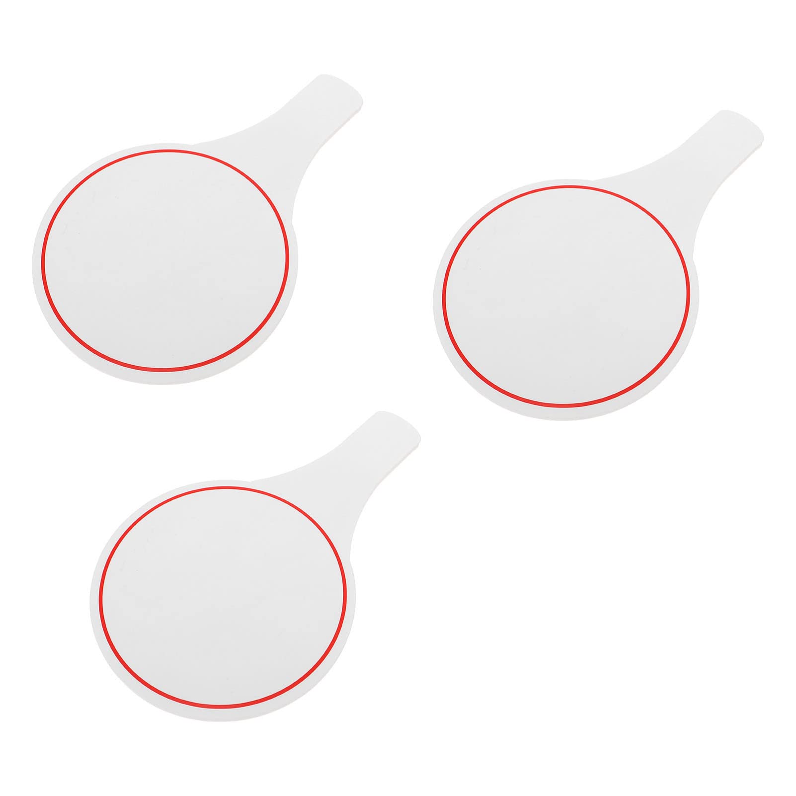 STOBOK Dry Erase Scoreboard Paddle 9.8X5.9 Inches Single-Sided Plastic Score Cards for Referee Voting Auction and Sports Scoring