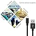 Huafulian Petrel S20 Nylon Braided Lightning to USB Cable for iPhone 7/7 Plus/6S/6S Plus/Se/5S/5/iPad/iPod Nano 7 and More - Black - 3 Piece