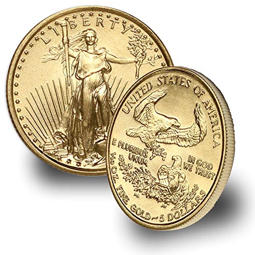 1986 - Present 1/10oz American Gold Eagle (Random Year) $5 Brilliant Uncirculated