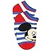 Mickey Mouse Little Boys 6 pack Socks (2-4 (Shoe: 4-7), Blue/Red/Black Mickey)
