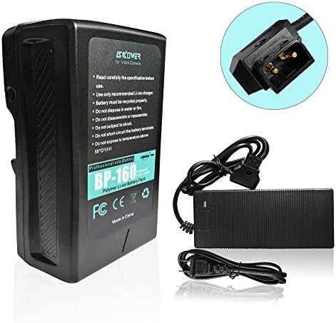 SKOWER V-Mount/V-Lock Battery and Charger for URSA Mini Video Camera Camcorder(154Wh)