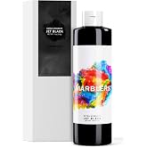 MARBLERS Premium Water-Based Liquid Pigment [Jet Black] 11oz (310g) | Highly Concentrated Colorant for Concrete, Cement, Plaster, Grout, Gypsum &amp; Paint