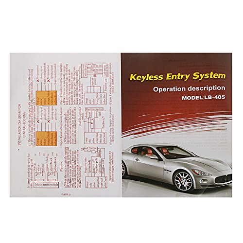 Xumeili 12V Car Auto Alarm Remote Central Door Locking Vehicle Keyless Entry System Kit