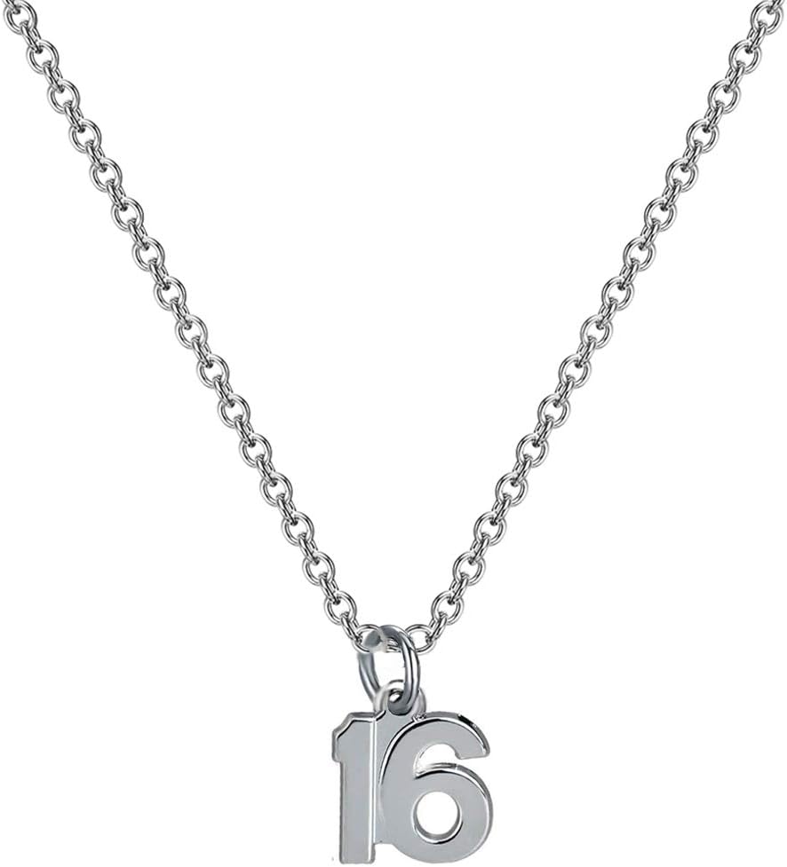 CHOORO Birthday Gifts for Her Birthday Necklace Number Necklace for Birthday 13th 16th 21st Gift