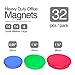 32-piece Veemoh Heavy duty Office magnets pack - Office, Kitchen, Refrigerator, Whiteboard magnet set