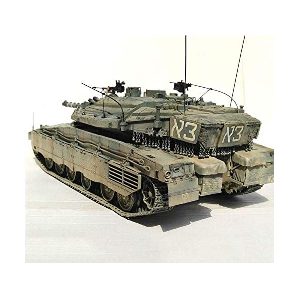 XHH Panzermodell Militärische Panzerpuzzle-Modellbausätze, Israel Merkava MK4 Puzzle-Modell im Maßstab 1:35… – Bild 3