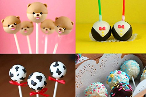 image for Cherryard 12-Cavity Round Shape Silicone Mold for Cake Lollipop Ice Sp