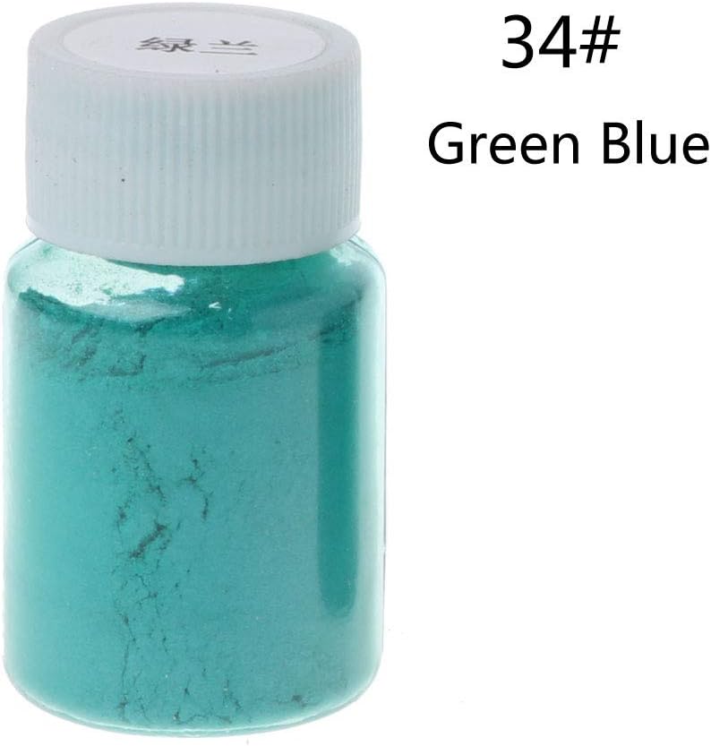 Huwaioury 41Color Pearlescent Mica Powder Epoxy Resin Dye Pearl Pigment Jewelry Making 10g