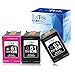 LxTek Remanufactured Ink Cartridge Replacement for HP 61XL 61 XL to use with Envy 4500 5530 5535, DeskJet 2540 1010, OfficeJet 4632 4634, Shows Accurate Ink Level (High Yield, 2 Black|1 Tri-Color)