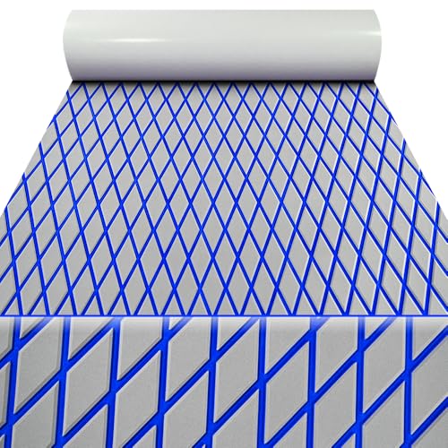 Boat Decking Sheet Light Grey and Blue