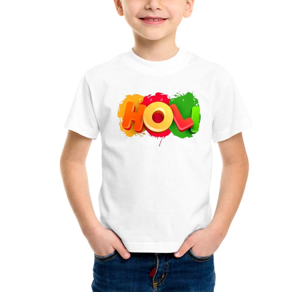 holi t shirt for baby girl
