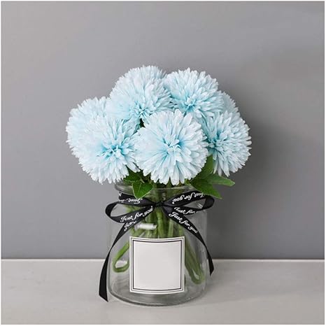 Amazon Datui 造花 シミュレーションアジサイブーケ リビングルーム表花瓶の装飾ドライフラワーフェイクフラワーアレンジメントの花の装飾 Datui Size B 造花 オンライン通販