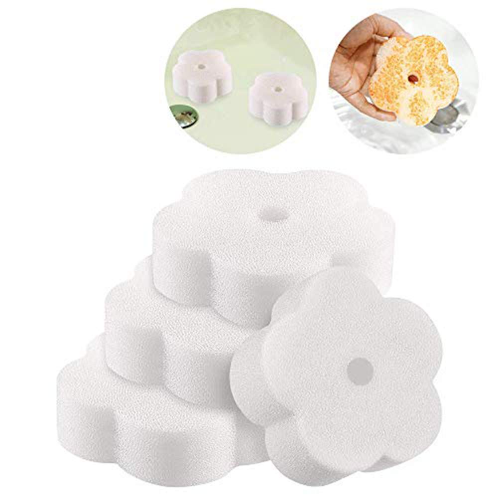 Lifreer Oil Absorbing Scum Sponge, Filter Scum Sponge for Hot Tub, Swimming Pool and Spa Flower Shaped Pools Scum Sponge Hot Tub Accessories (6PCS)