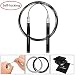 Mounchain Adjustable High Speed Aluminum Jump Rope, Patent Pending Self-Locking, 360 Degree Spin Professional Fitness Training with Anti-Wear Pipe,Skipping Rope Fit for for Crossfit, Workout & More primary