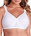 Glamorise Women's Plus Size T-Shirt Bra with Seamless Straps, White, 42DD