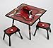 Wildkin Firefighter Table & 2 Stool Set