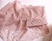 ALE14 Lace Fabric Eyelash Chantilly Floral Bridal/Wedding Dress Flower Table Cloth DIY Crafts Scallop Trim Applique Curtain 300cm x 23cm (Baby Pink)