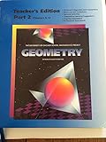 Geometry, Part 2 - Teacher's Edition