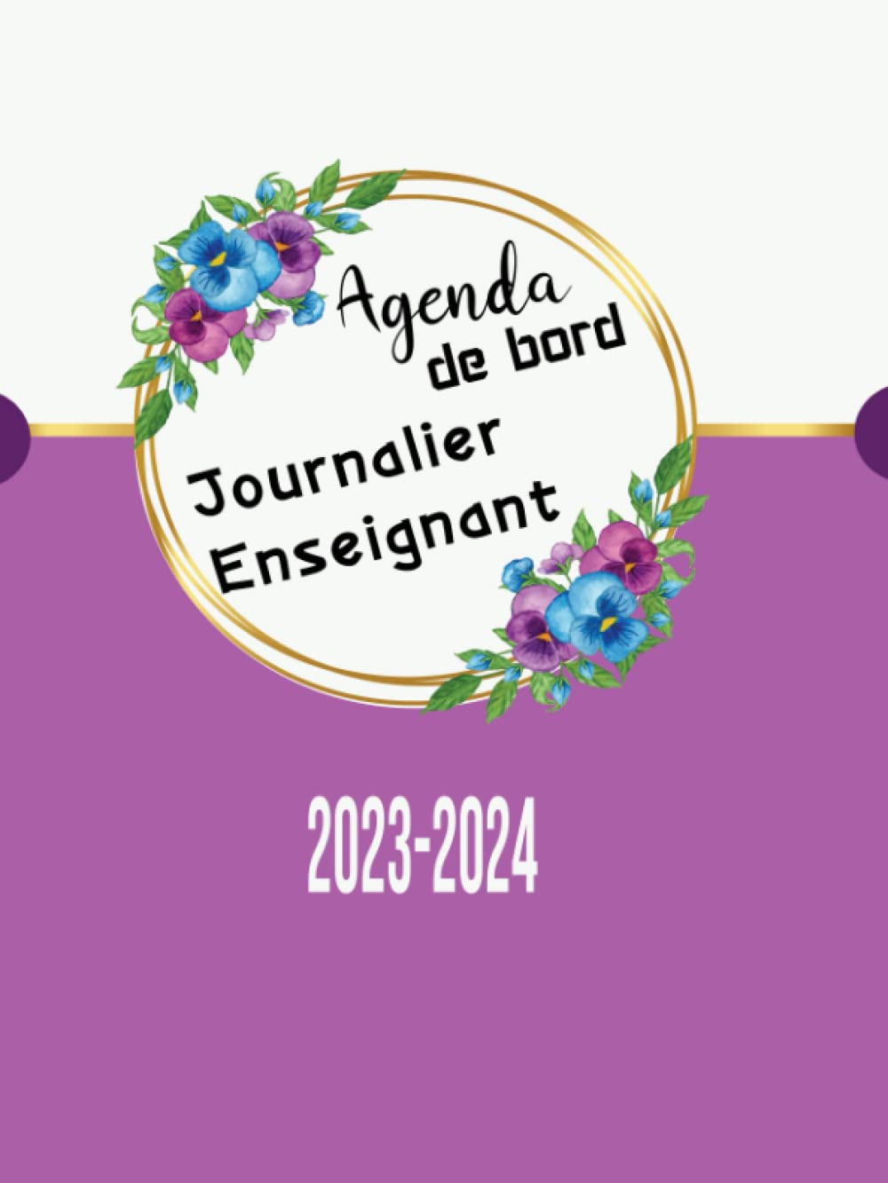 Agenda de bord journalier enseignant 2023-2024: cahier journal enseignant 2023 2024 425 pages, 1 pages par jour, pour bien Planifier Et S’organiser| ... D’août 2023 A Juillet 2024| Format A4.