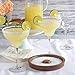 Cork & Mill Margarita Salt and Sugar Rimmer for Cocktails, The Original Acacia Wood Bar Glass Rimmer for Drinks, Salt Tray for Large Margarita Glasses up to 5.5 Inches Wide