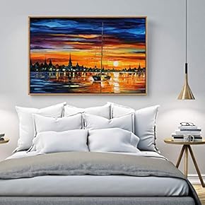 Floating Framed for Living Room Bedroom Scenery for