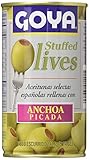 Goya Minced Anchovies Stuffed Olives, 5.25-Ounce (Pack of 12)