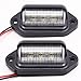 csslyzl 2Pcs 24V Trailer LED License Plate Tag Light or Convenience Courtesy Door Step Lamp Taillight for Trailer Truck SUV RV Boat