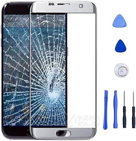 New Original Display Touch Digitizer Screen Glass cover Cell Phone Assembly Replacement for Samsung galaxy S7 edge g935 (silver)