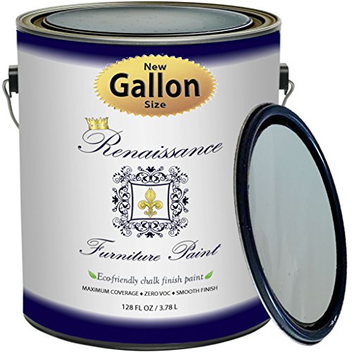 Renaissance Chalk Finish Paint - Celadonite - Gallon (128oz) - Chalk Furniture & Cabinet Paint - Non Toxic, Eco-Friendly, Any Color from Any Major Brand