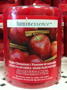 RJD-SPORTS-AND-HOME-SHOP Apple Cinnamon Pillar Candle 2.5 X 2.8