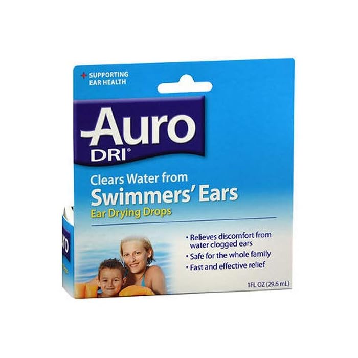 Auro-Dri Ear Water-Drying Aid | 1 Ounce | Pack of 2