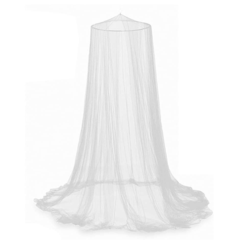 Bed Mosquito Net Canopy Netting Curtain Dome Fly Midges Insect Stopping White for Holiday indoor