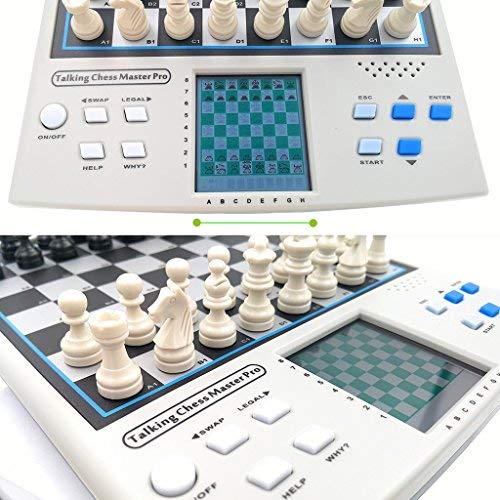 iCore Electronic Chess Set - Brain Power Training with Talking Tutor and Challenging Games - Perfect for Kids and Family Fun