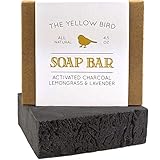 Activated Charcoal Soap Bar. All Natural Detoxifying Face & Body Cleanser. Certified Organic Ingredients. Paraben & Sulfate Free. For Acne, Eczema, Psoriasis, Rosacea, Dry Sensitive Skin