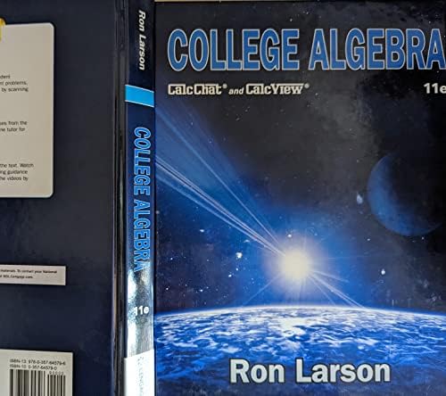 College Algebra: Larson, Ron: 9780357454091: Amazon.com: Books