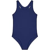 Ewbob Girls One Piece Swimsuit Quick Dry Swimwear Beach Bathing Suit for 5-18 Years