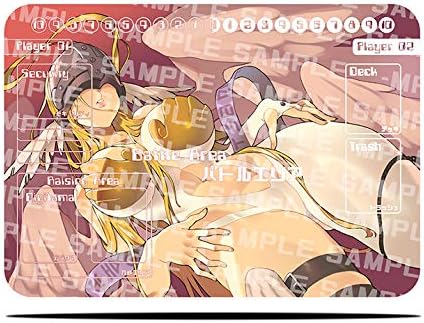 プレイマット ラバーマット デジモンカードゲーム エンジェウーモン 専用 高級 50 35cm 収納ケース付き バトルシティ