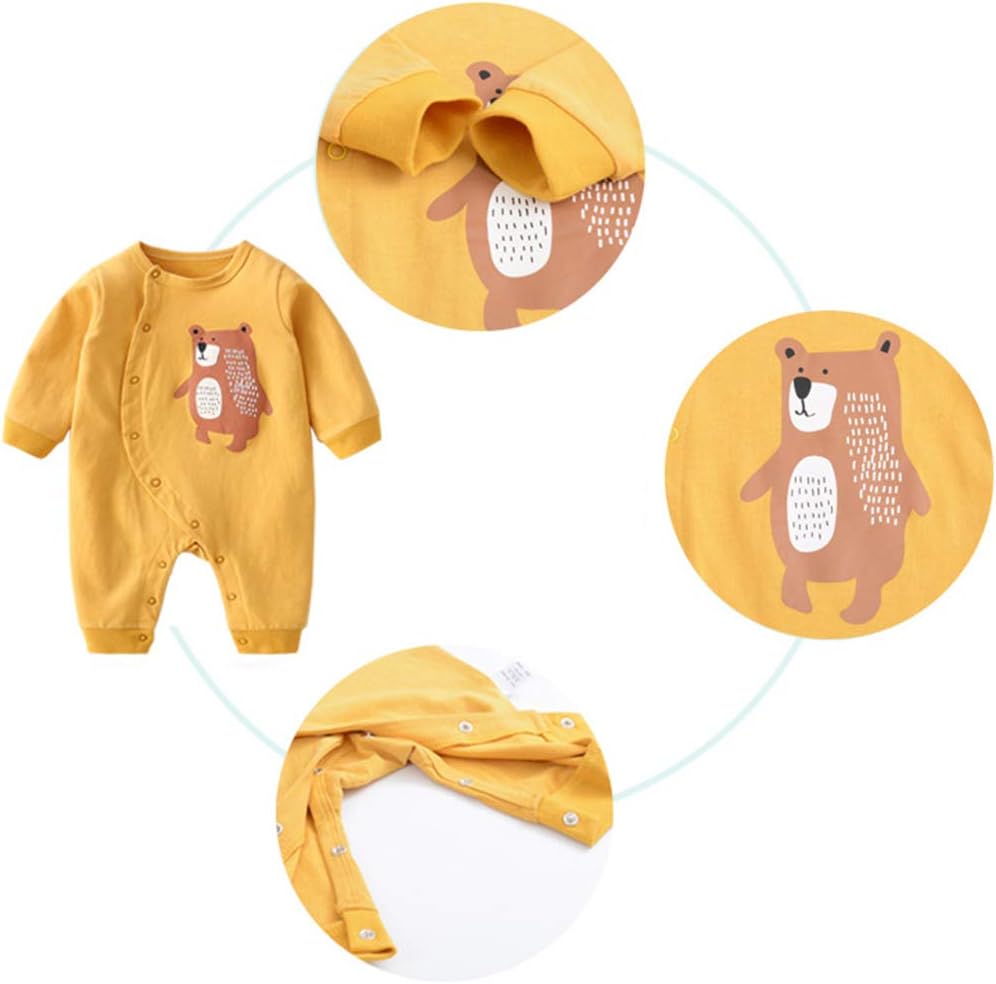 Bebe Garcon Filles Combinaison Coton Barboteuse Nouveau Ne Dors Bien Mignon Grenouillere Manches Longues Pyjama 0 3 Mois Combinaisons Et Barboteuses Bebe