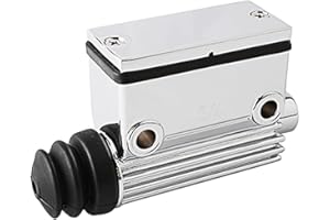 CHERN YUEH Rear Master Cylinder 3/4" Bore for 79-85 Harley 42454-80A 42453-80A 41754-79A (Chrome)