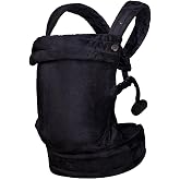 &middot;NEST BLANCHE&middot; Baby Carrier for Newborn to Toddler, Ergonomic Backpack Design, Front and Back Facing Options, Black