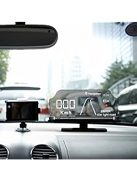 Amenitee Smartphone Driver Heads Up Display Car HUD Phone GPS Navigation Image Reflector for all smartphones