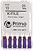 Primo Dental Products EFK2510 K-File, 25 mm, #10 (Pack of 6)