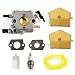 ANTO 503281504 Carburetor for Husqvarna 50 55 51 Chainsaw Walbro WT-170-1 WT-170 Carb with Gaskets Spark Plug Air Filter Fuel Filter