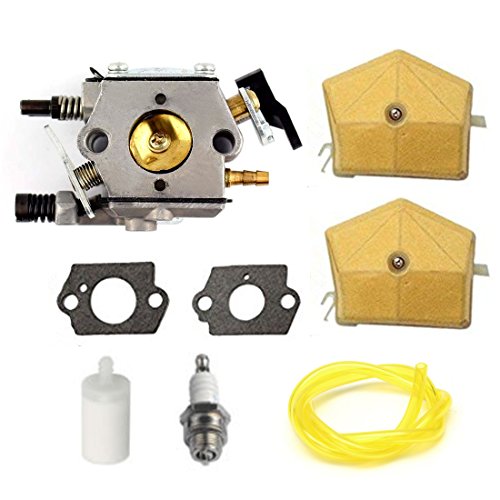 ANTO 503281504 Carburetor for Husqvarna 50 55 51 Chainsaw Walbro WT-170-1 WT-170 Carb with Gaskets Spark Plug Air Filter Fuel Filter