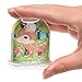 Baker Ross AR618 Woodland Animal Snow Globes - Pack of 4, Creative Art and Craft Supplies for Kids to Make, Personalise and Decorate